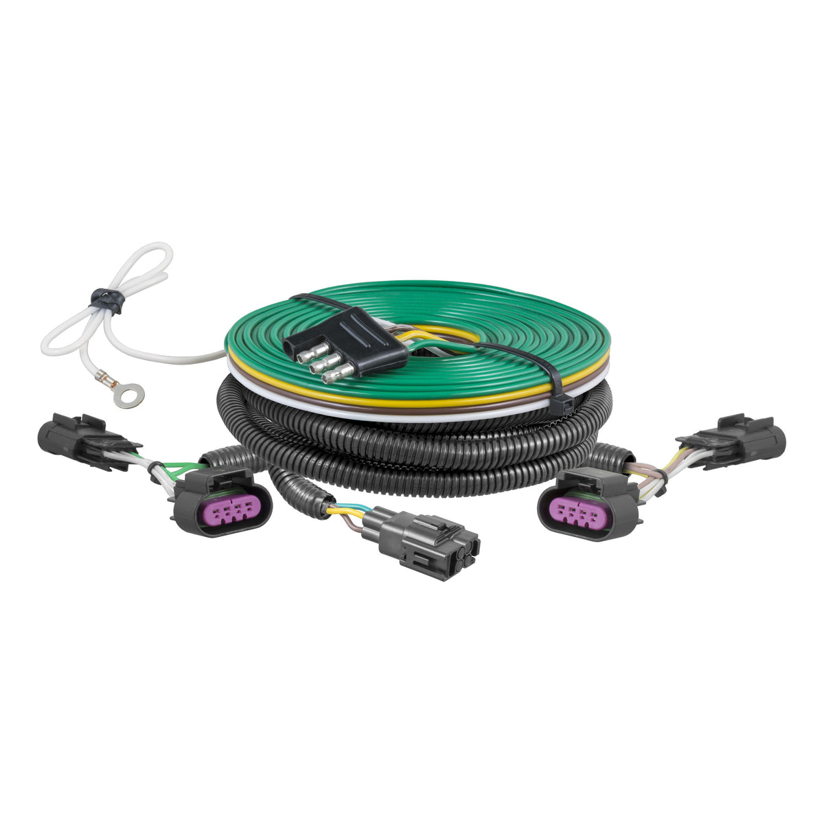 CURT 58900 Custom Towed-Vehicle RV Wiring Harness for Dinghy Towing, Fits Select Chevrolet Equinox, GMC Terrain