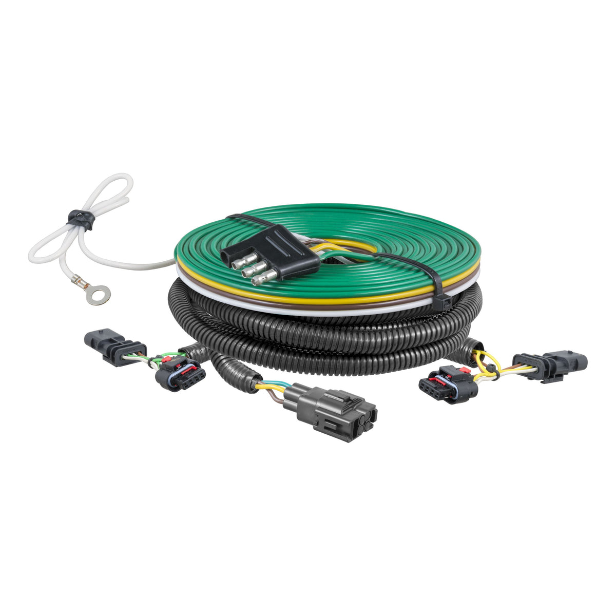 CURT 58908 Custom Towed-Vehicle RV Wiring Harness for Dinghy Towing, Fits Select Buick Enclave, GMC Acadia