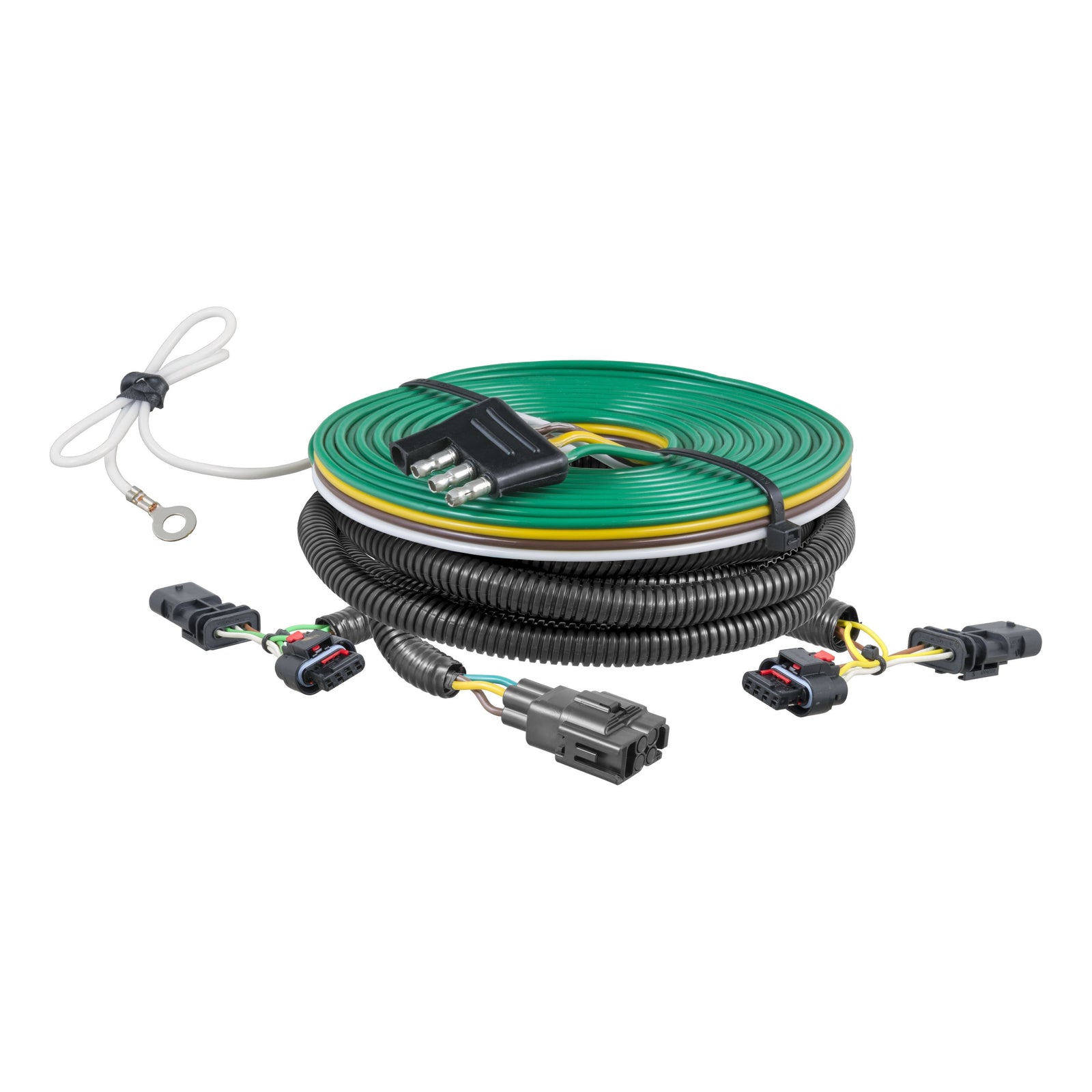 CURT 58908 Custom Towed-Vehicle RV Wiring Harness for Dinghy Towing, Fits Select Buick Enclave, GMC Acadia