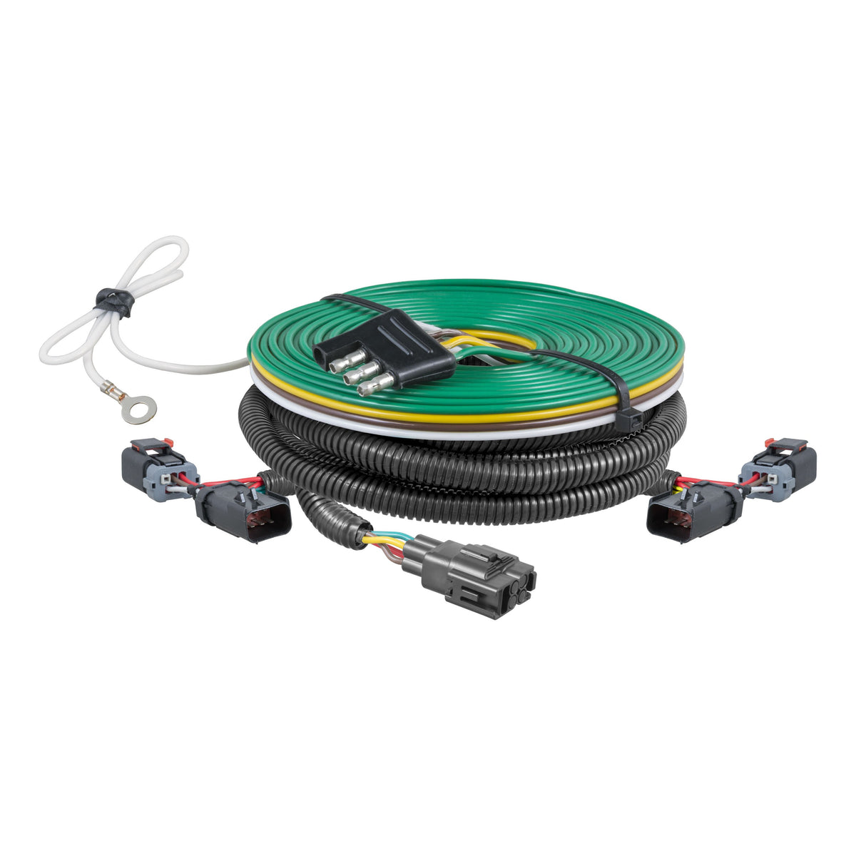 CURT 58917 Custom Towed-Vehicle RV Wiring Harness for Dinghy Towing, Fits Select Jeep Liberty