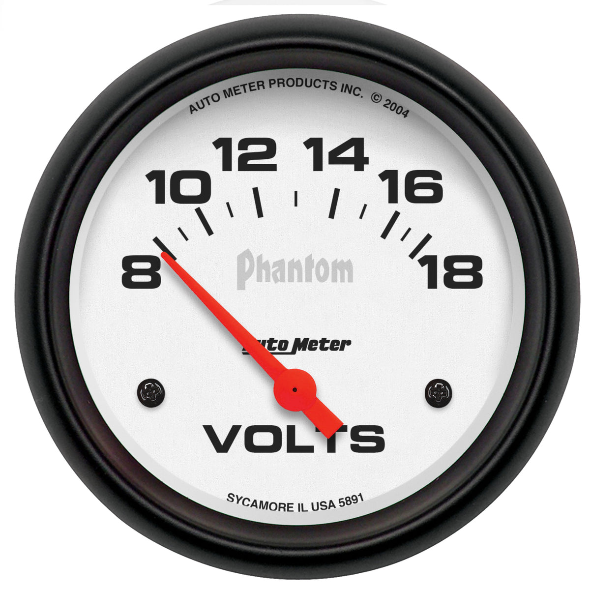 Autometer Phantom 2-5/8in 8-18V SSE Voltmeter - 5891