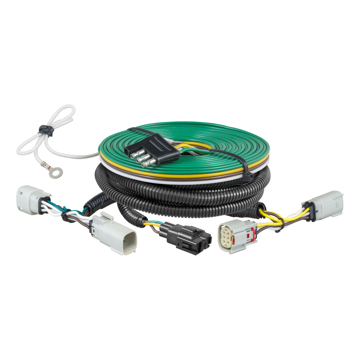 CURT 58955 Custom Towed-Vehicle RV Wiring Harness for Dinghy Towing, Fits Select Acura MDX