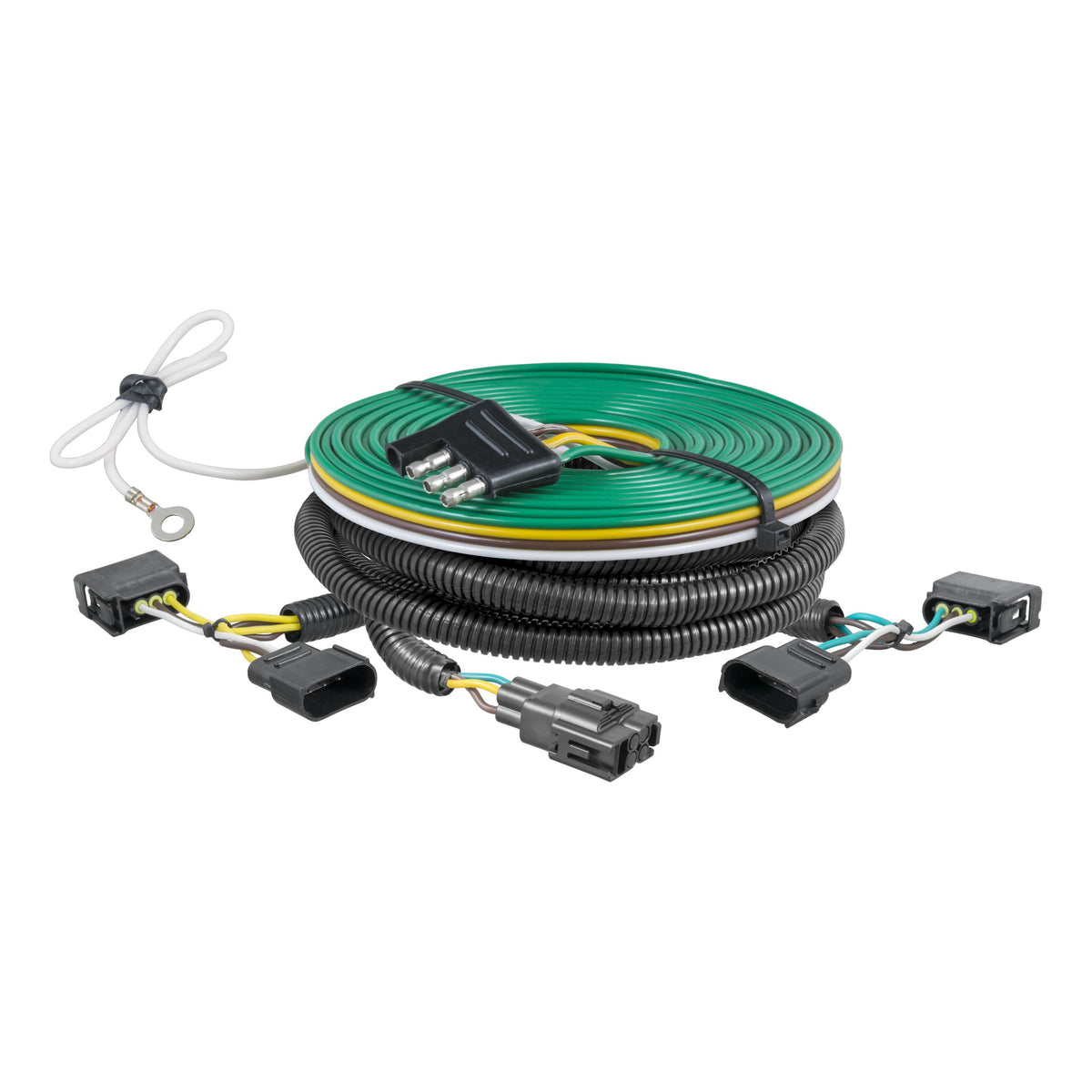 CURT 58958 Custom Towed-Vehicle RV Wiring Harness for Dinghy Towing, Fits Select Jeep Compass