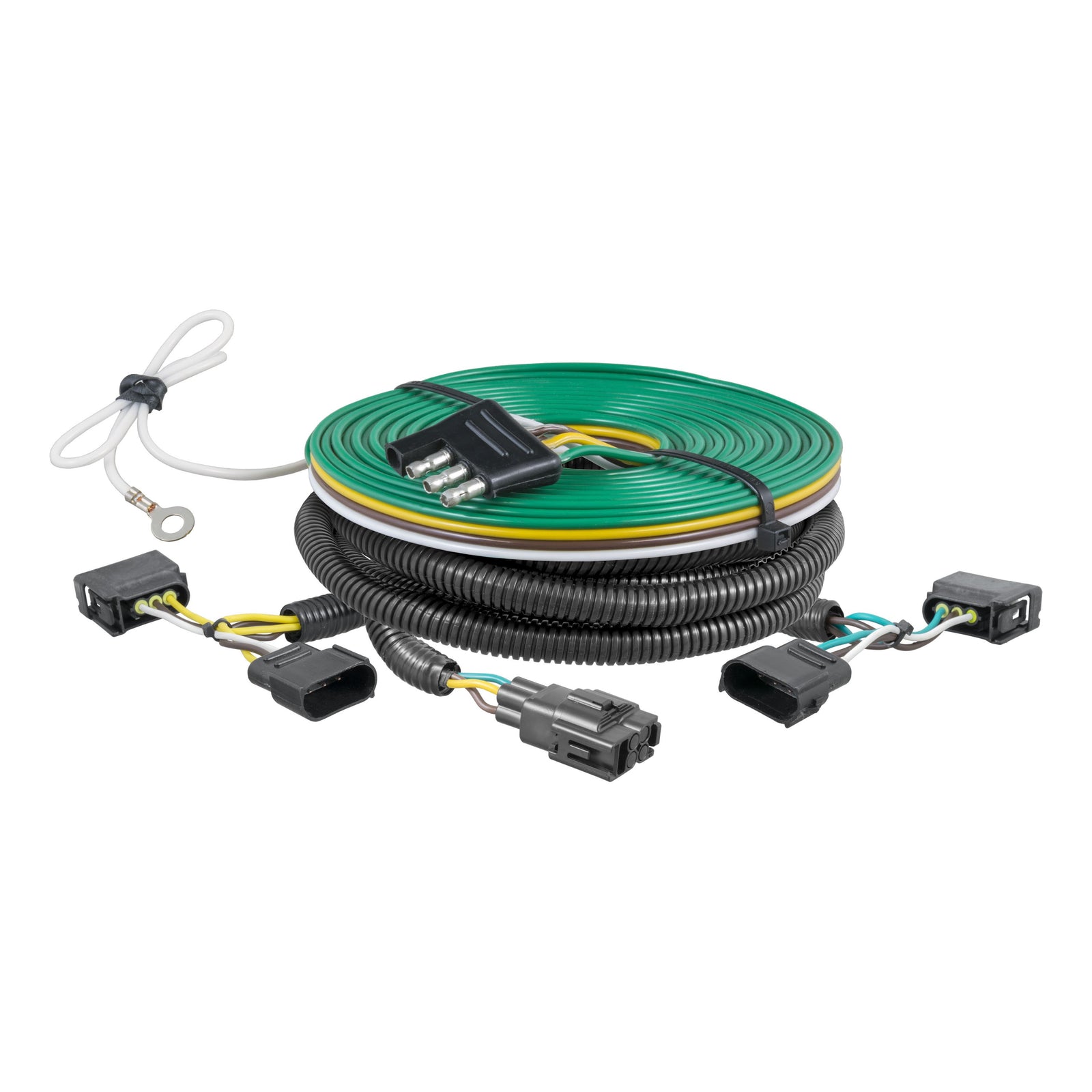 CURT 58958 Custom Towed-Vehicle RV Wiring Harness for Dinghy Towing, Fits Select Jeep Compass