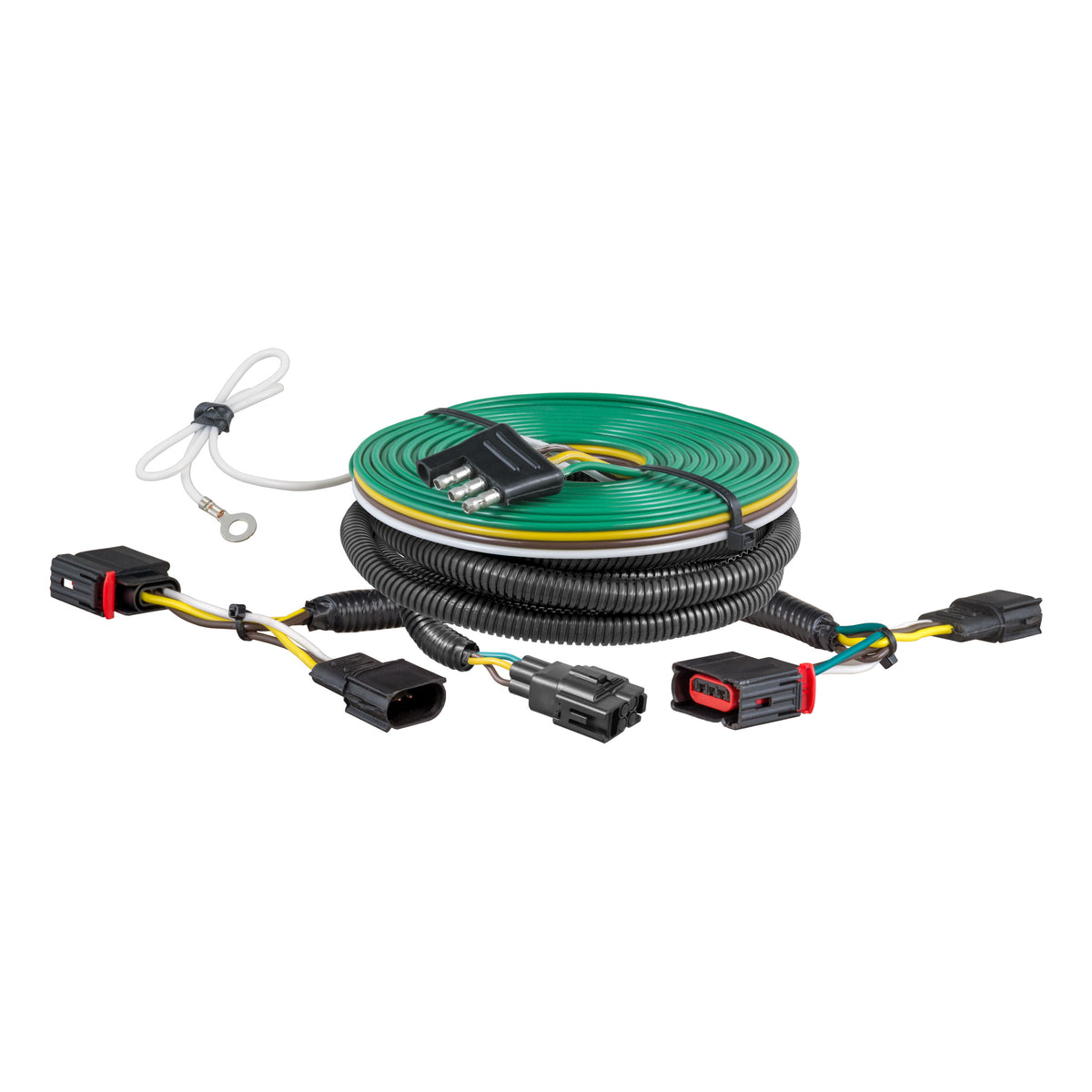 CURT 58959 Custom Towed-Vehicle RV Wiring Harness for Dinghy Towing, Fits Select Dodge Caliber, Durango, Jeep Patriot