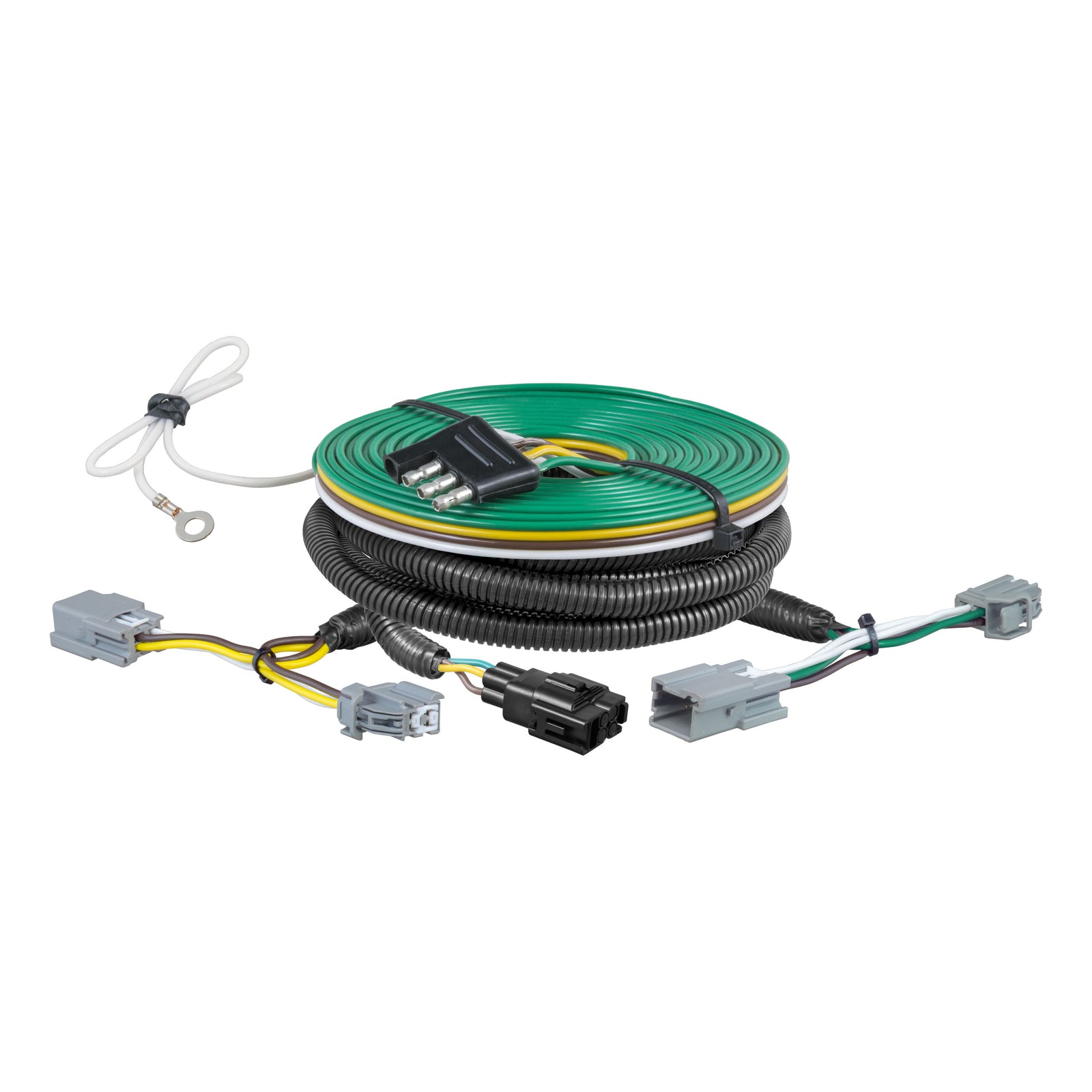 CURT 58977 Custom Towed-Vehicle RV Wiring Harness for Dinghy Towing, Fits Select Ford Fiesta