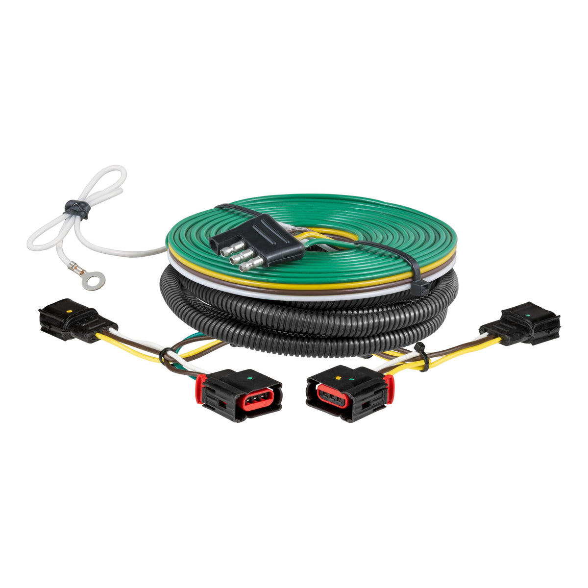 CURT 58984 Custom Towed-Vehicle RV Wiring Harness for Dinghy Towing, Fits Select Chevrolet Silverado, GMC Sierra 1500, 2500, 3500 HD