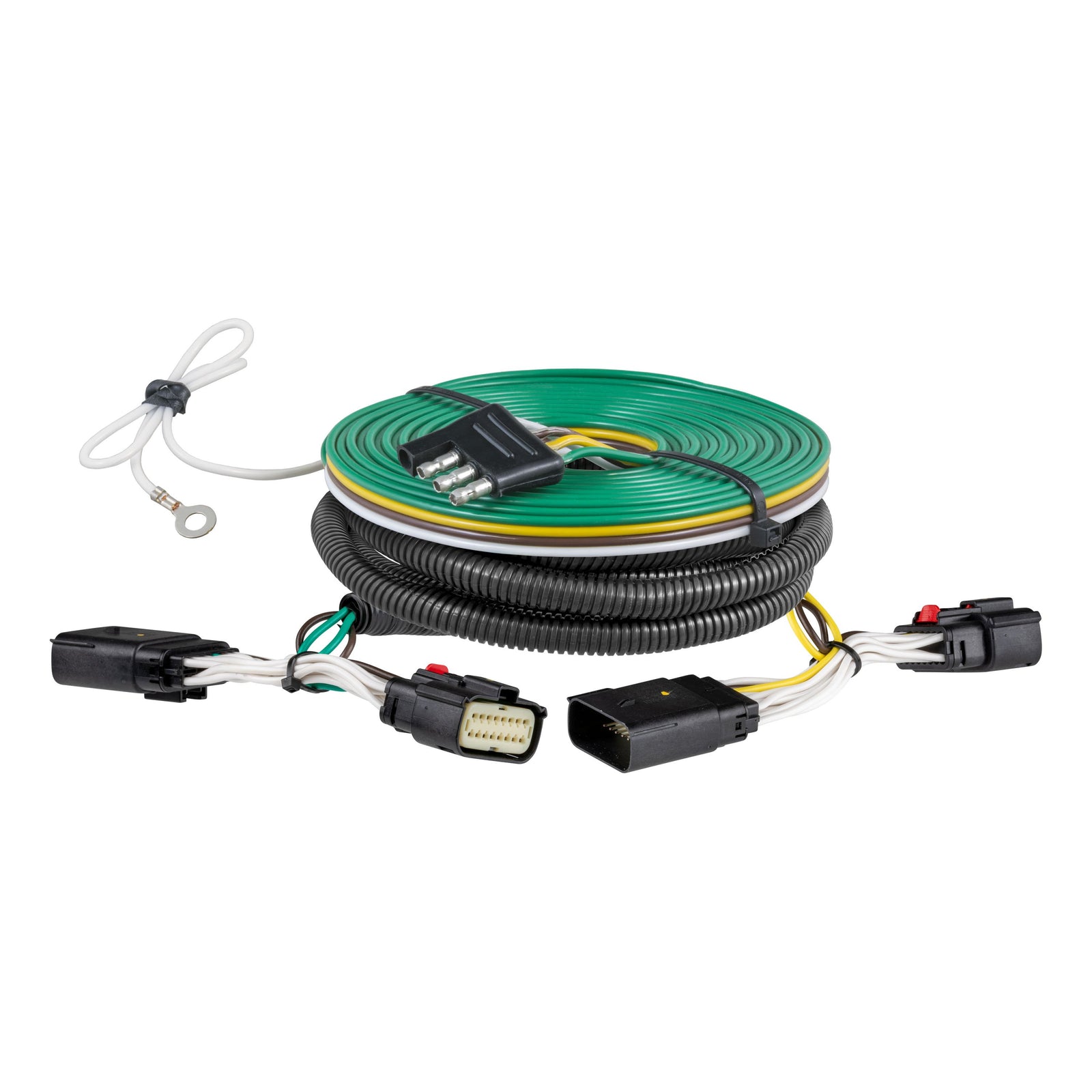 CURT 58986 Custom Towed-Vehicle RV Wiring Harness for Dinghy Towing, Fits Select Ford Ranger