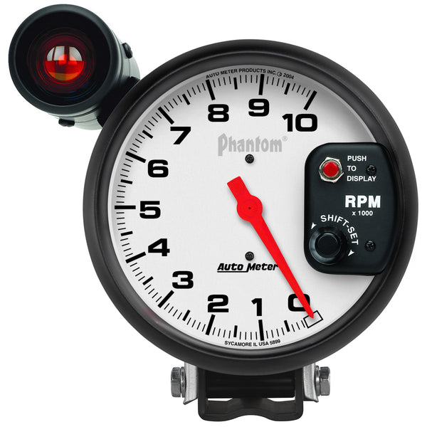 Autometer Phantom 5 inch 10000 RPM Shift-Lite Tach - 5899