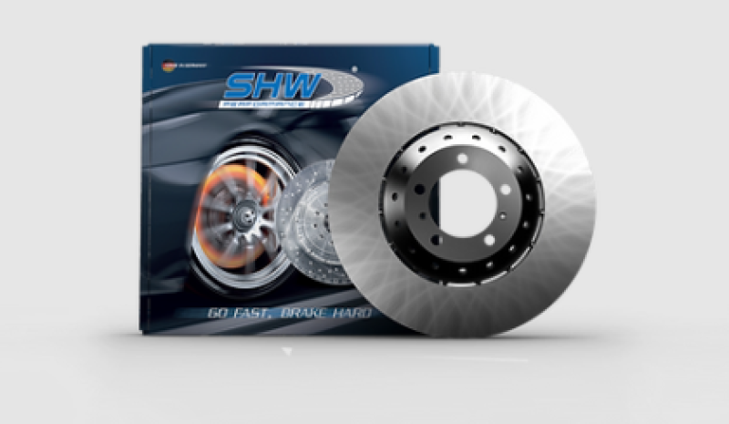 SHW 2021 Porsche Cayenne GTS 4.0L w/19in Wheel/NAO Pads Right Frt Smooth LW Brake Rotor (9Y0615302Q) - PFR47534 for 2019-2025