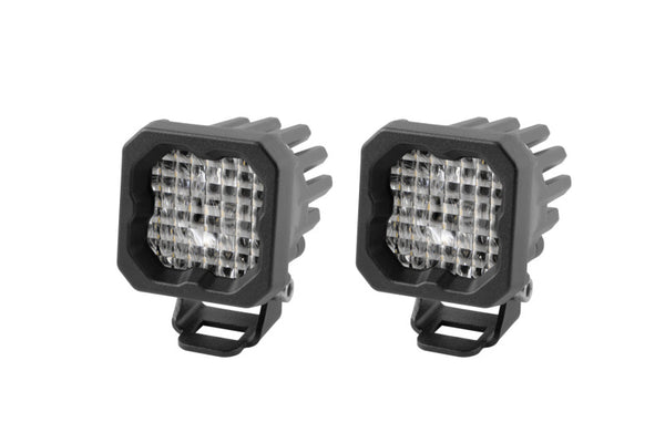 Diode Dynamics Stage Series C1 LED Pod Pro - White Wide Standard ABL (Pair) - DD6455P by Diode Dynamics - front view