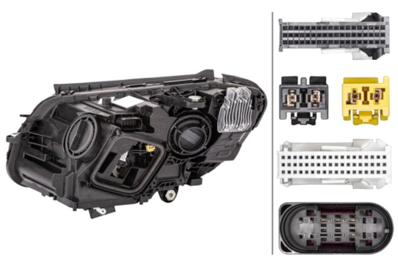Hella 2019 Mercedes-Benz C Class Headlamp Rh W/O Led Dyn - 013063661