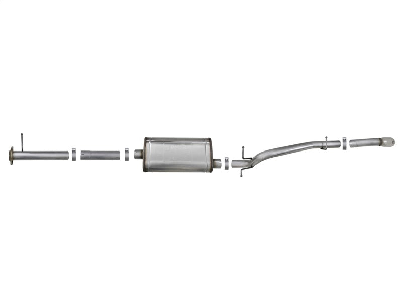 aFe MACH Force-Xp Hi-Tuck 3in. 409 SS C/B Exhaust 15-18 GM Colorado L4-2.5L/V6-3.6L - Polished Tip - 49-44099-P