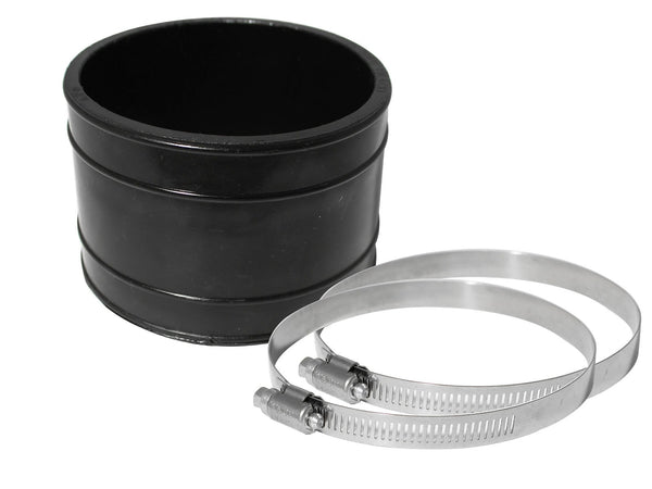 aFe Magnum FORCE Cold Air Intake System Spare Parts Kit (4in ID x 3in L) Straight Coupler - Black - 59-00011