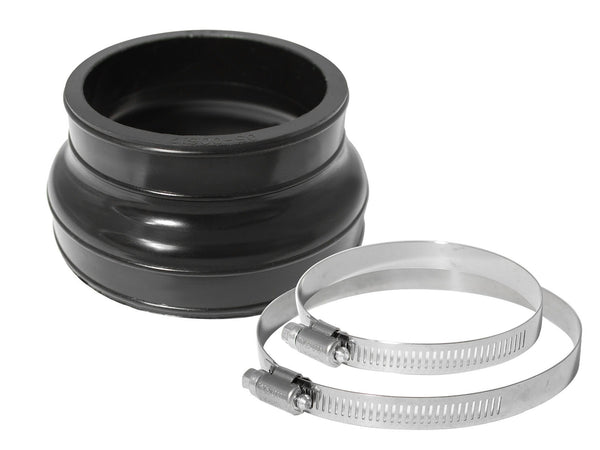 aFe Magnum FORCE CAI Univ. (4-1/4in ID to 3-1/2in ID x 2-1/2in L) Straight Reducing Coupler - Black - 59-00033