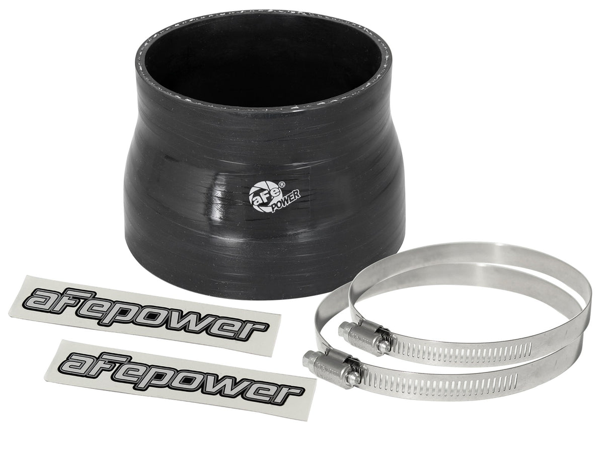 aFe 3.5in ID to 3in ID x 2.5in L Reducing Coupler - Black - 59-00044