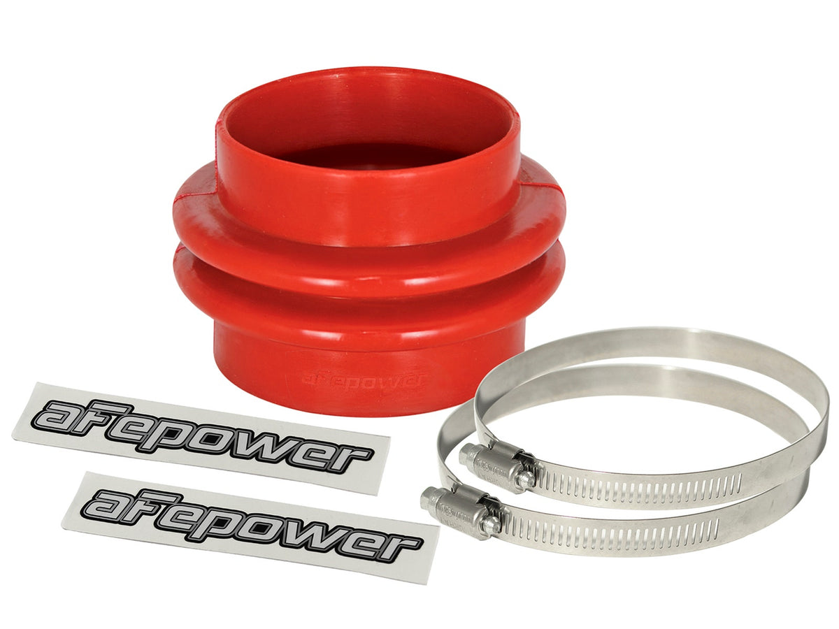 afe Magnum FORCE Intake Coupling Kit (3-1/8 IN ID to 3 IN ID x 2-3/4 IN L) Straight Coupler - Red - 59-00049