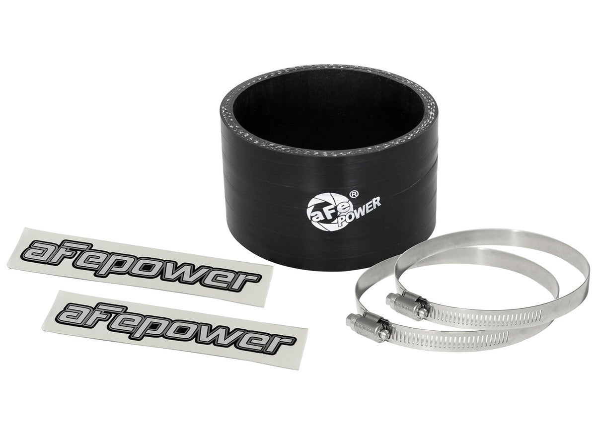 aFe Magnum FORCE CAI Univ. Silicone Coupling Kit (2.75in. ID / 1.75in. L) Straight Coupler - Black - 59-00057