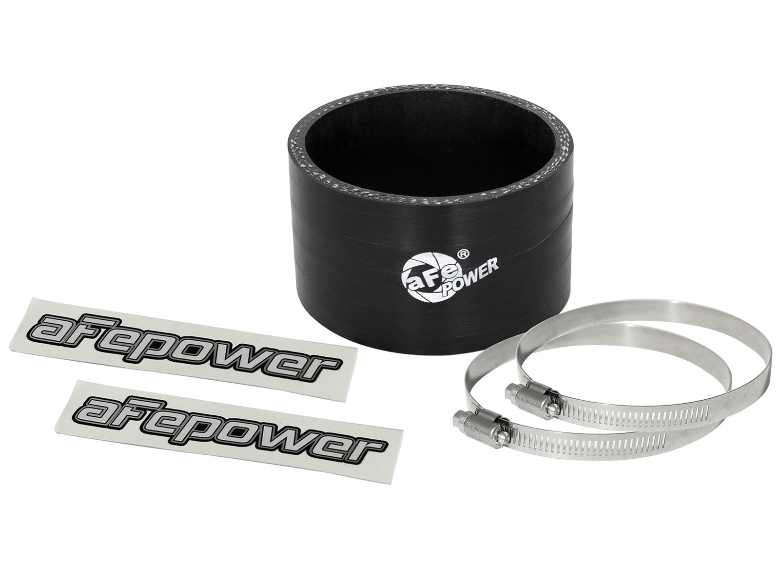 aFe Magnum FORCE CAI Univ. Silicone Coupling Kit (2.75in. ID / 1.75in. L) Straight Coupler - Black - 59-00057