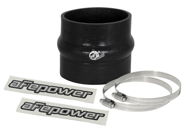 afe Magnum FORCE Intake Coupling Kit (3-1/4IN ID to 3-1/8IN ID x 3IN L)Straight Coupler w Hump Black - 59-00066