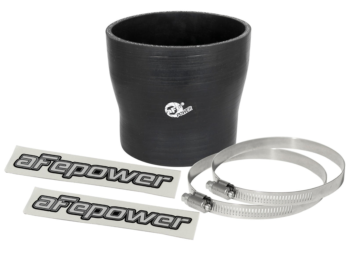 afe Magnum FORCE Intake Coupling Kit (4 IN ID to 3-1/2 IN ID x 3-1/2 IN L) Straight Black - 59-00083