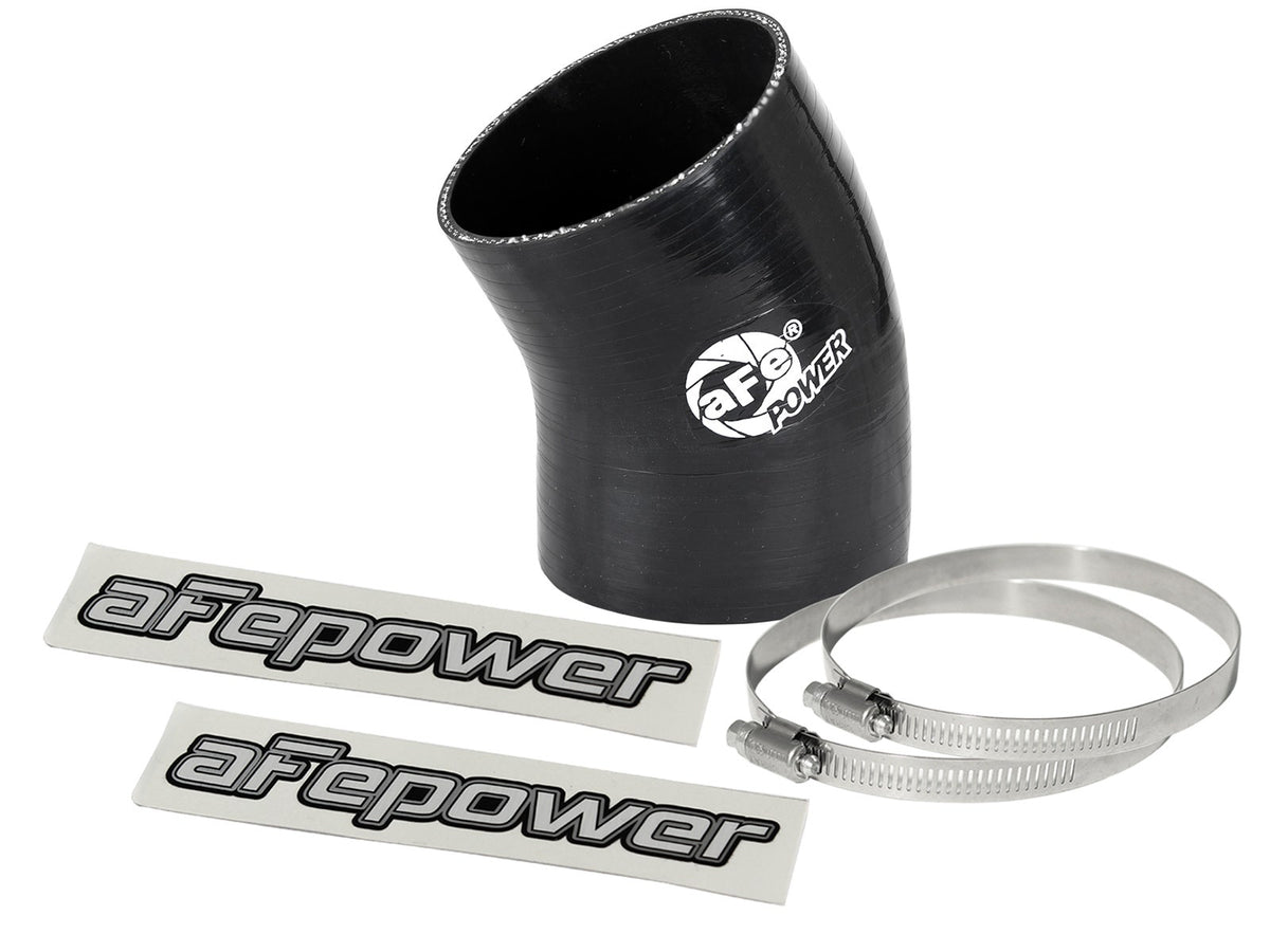 afe Magnum FORCE Intake Coupling Kit (3 IN ID x 30 Deg.) Elbow Coupler - Black - 59-00096