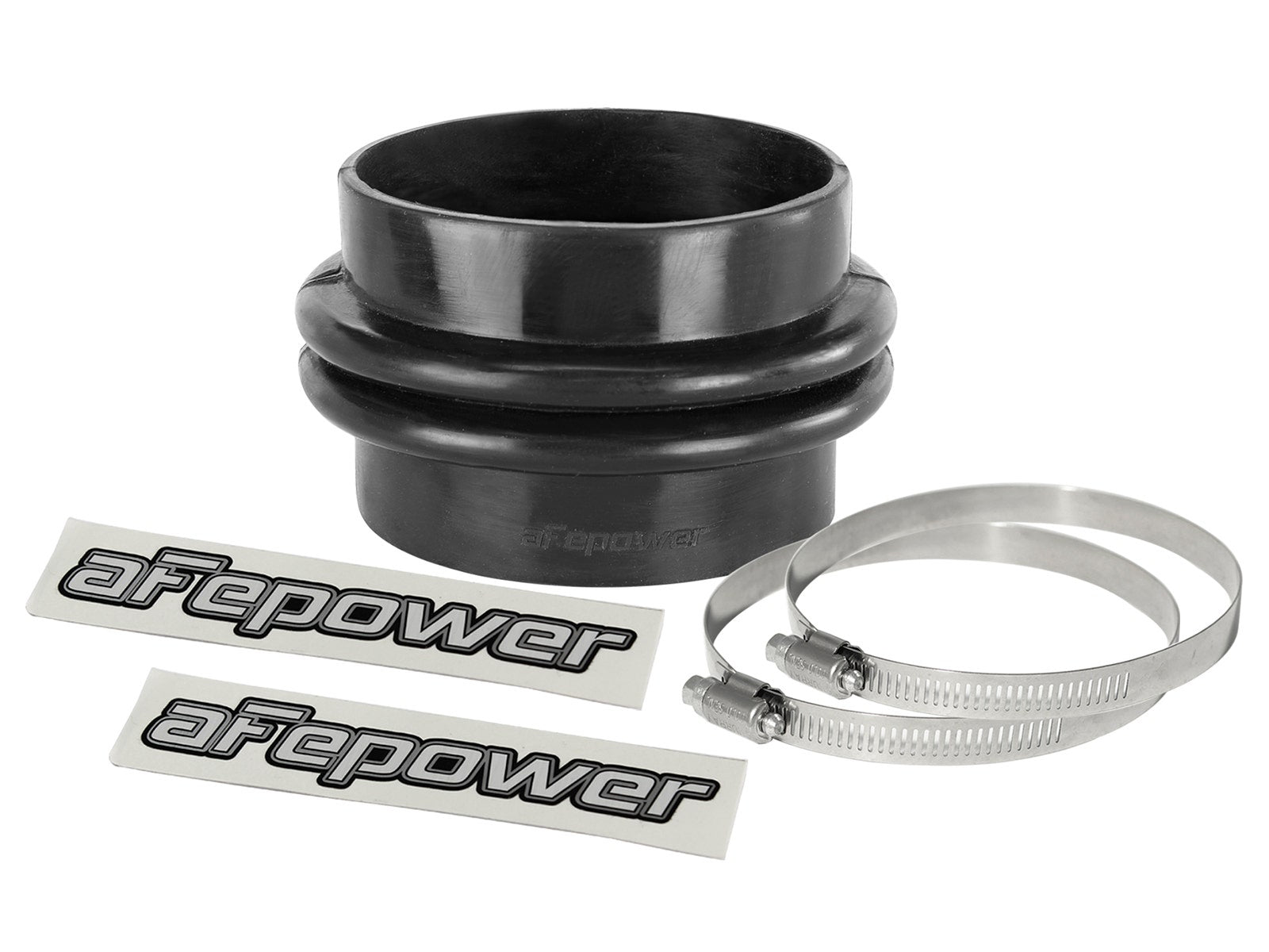 aFe Magnum FORCE Replacement Coupling Kit for (3-1/4 IN ID x 2-1/2 IN L) Straight Bellow-Coupler Blk - 59-00100