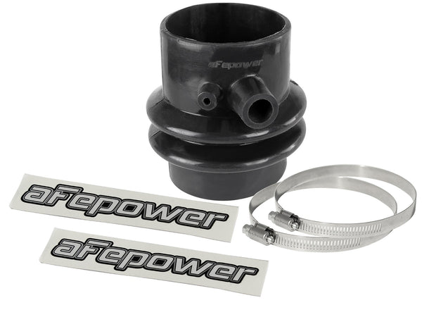 afe Magnum FORCE Intake Coupling Kit (3-1/4 IN ID x 4-1/2 IN L) Straight Bellow-Coupler - Black - 59-00110