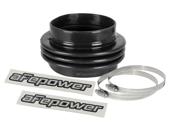 afe Magnum FORCE Intake Coupling Kit (5 IN ID to 4-1/2 IN ID x3-1/4 IN L) Straight Bellow- Black - 59-00112