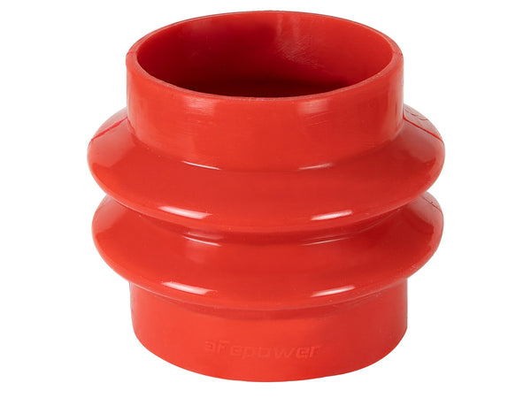 afe Magnum FORCE Intake Coupling Kit (3-1/8 IN ID to 3 IN x 3-1/2 IN L) Straight Bellow- Red - 59-00118