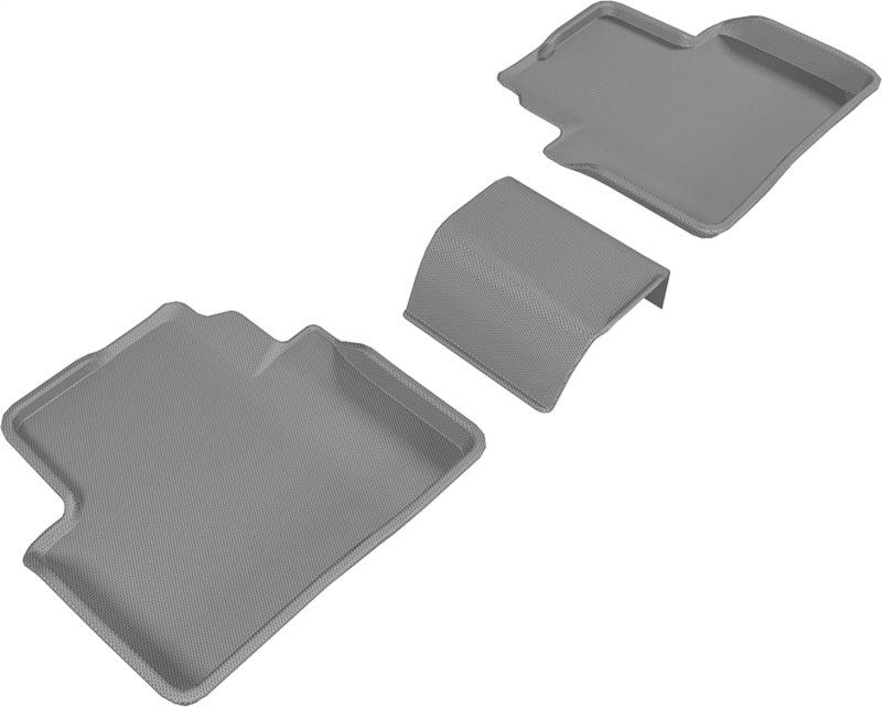 3D MAXpider 2016-2020 Honda Civic Kagu 2nd Row Floormats - Gray - L1HD07421501