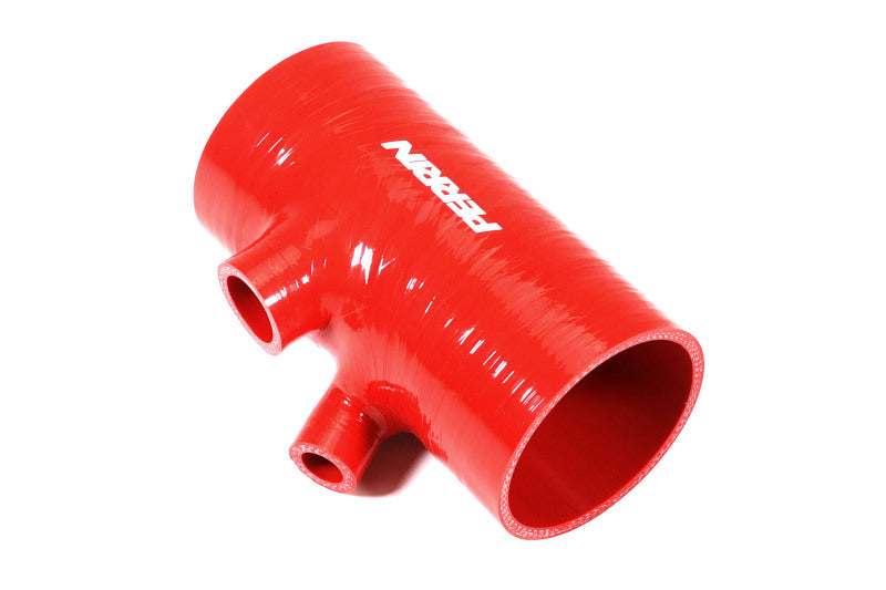 Perrin 22-25 Subaru WRX Short Type Turbo Inlet Hose  - Red - PSP-INT-428RD by Perrin Performance - detail view