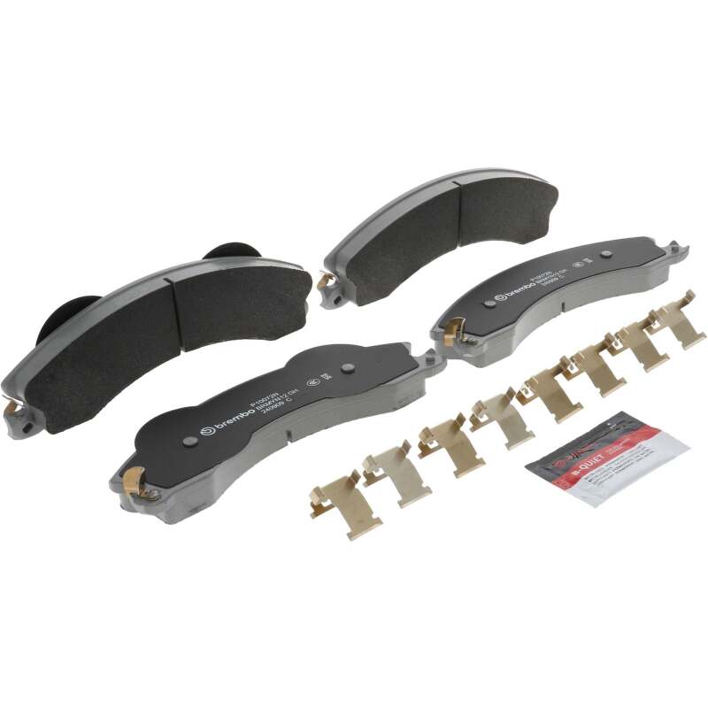 Brembo 09-17 Chevrolet Silverado 2500 HD/GMC Sierra 2500 HD/Silverado 3500 HD Front NAO Brake Pad - P10072N
