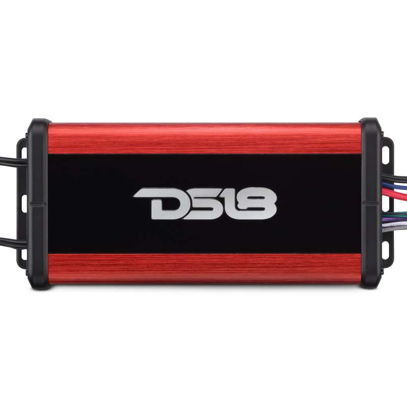 DS18 4-Channel Full-Range 4 x 100 Watts RMS at 4ohm IP67 Waterproof Rated Built-in BT Audio Receiver - NXL-N4BT - front view