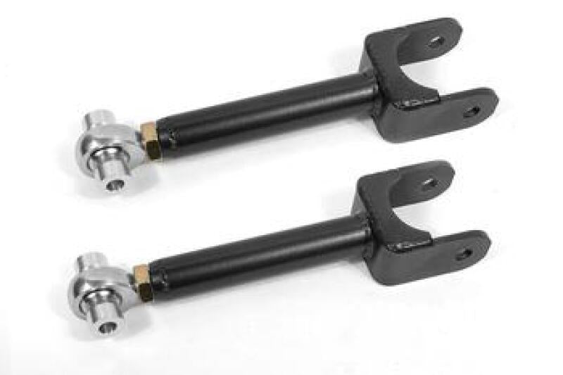 BMR 78-87 G-Body Upper Control Arms DOM Single Adj Rod Ends - Black Hammertone - UCA461H by BMR Suspension