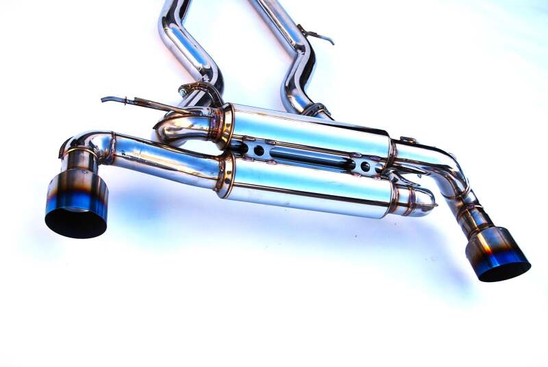 Invidia 19-24 Supra Gemini N1 w/ Valve Single Layer Titanium Cat-Back - HS19TSP4VGM1GT
