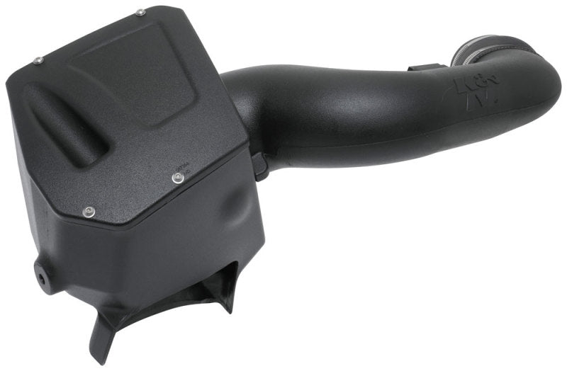 K&N 17-18 Ford F-250/F-350 Super Duty 6.7L Aircharger Performance Intake - 63-2600 for 2017-2019 Ford F 250 - front view