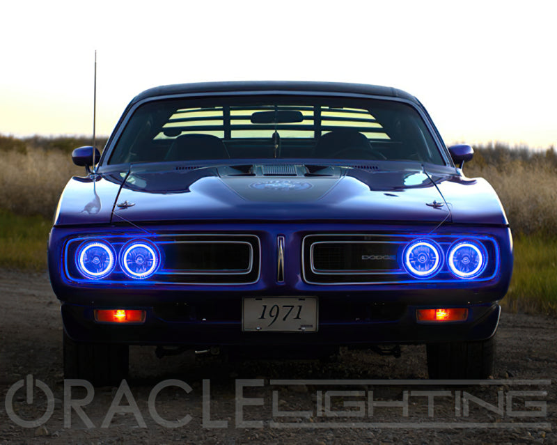 Oracle Pre-Installed Lights 5.75 IN. Sealed Beam - ColorSHIFT Halo SEE WARRANTY - 6904-333