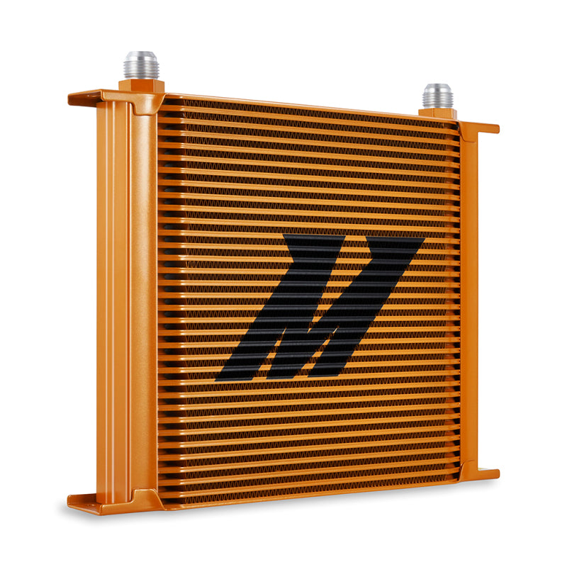 Mishimoto Universal 34 Row Oil Cooler - Gold - MMOC-34GD