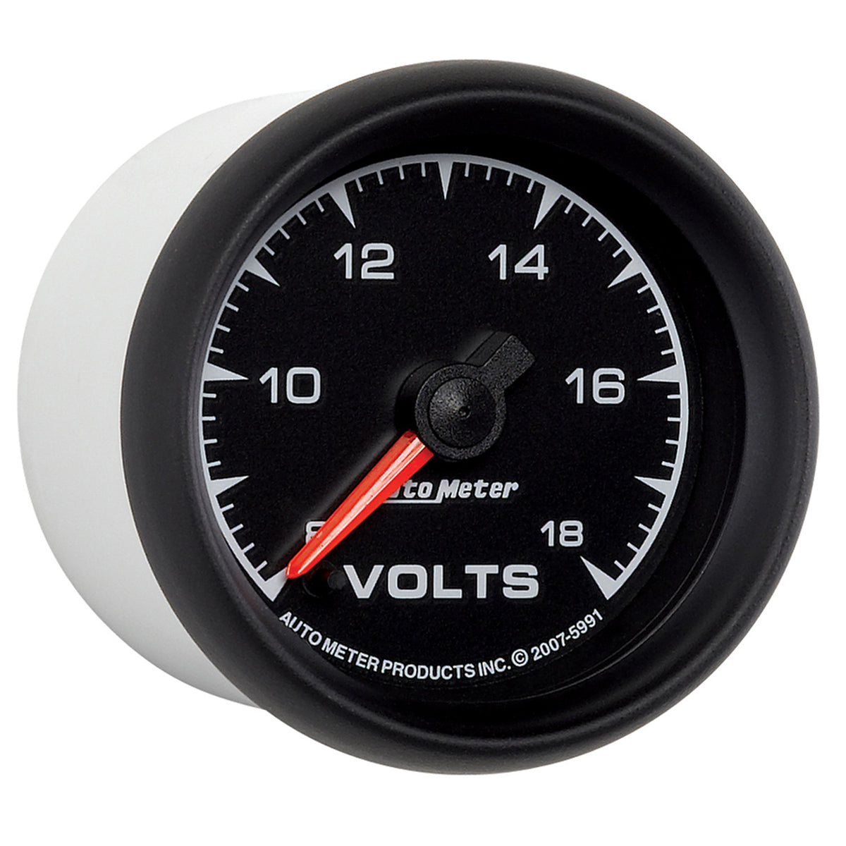 Autometer ES 2-1/16in 18V Digital Stepper Motor Voltmeter - 5991