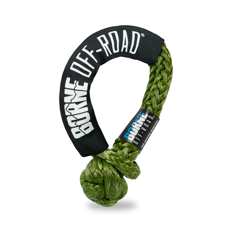 Borne Off-Road 1/2in X 20in Soft Shackle Army Green - BNSS-12-AG