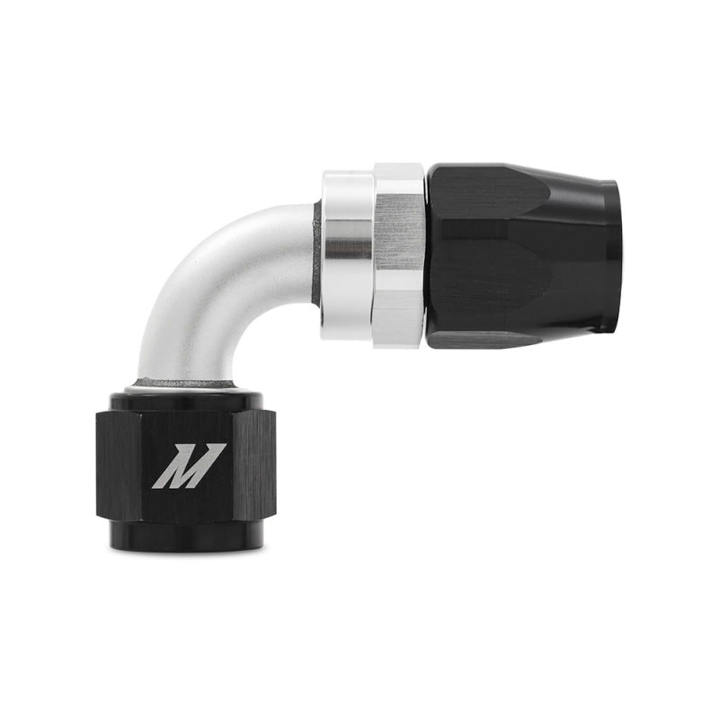Mishimoto Aluminum -4AN 90 Degree Fitting - Black - MMFT-SW-04-90