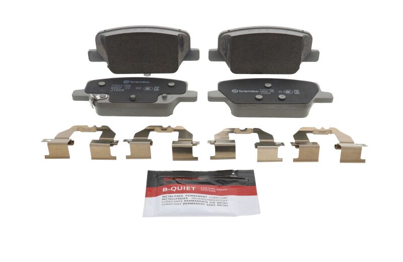 Brembo OE 20-24 Hyundai Palisade/19-20 Santa Fe/20-24 Kia Telluride PRIME Ceramic Brake Pad - Rear - P30118N