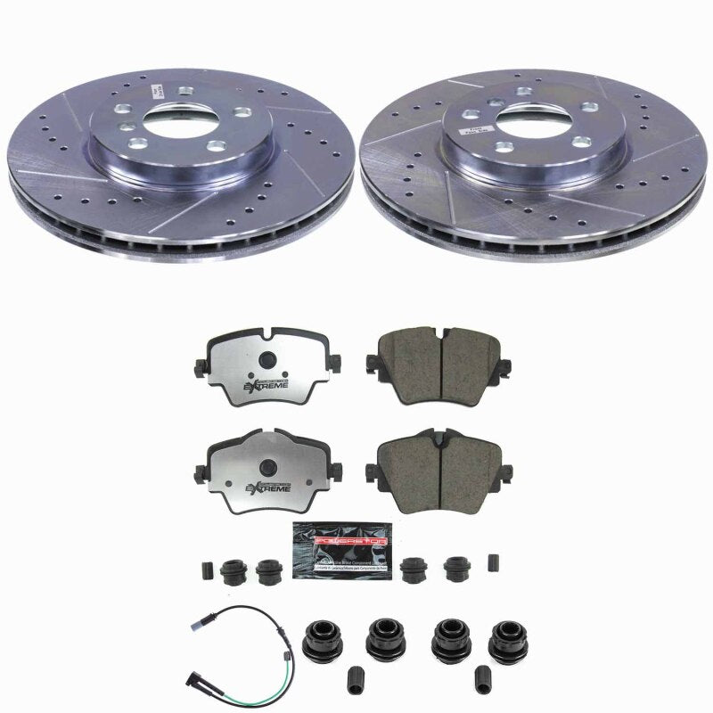 Power Stop 20-24 Mini Cooper Clubman Front Z26 Truck & Tow Brake Kit - K9297-26