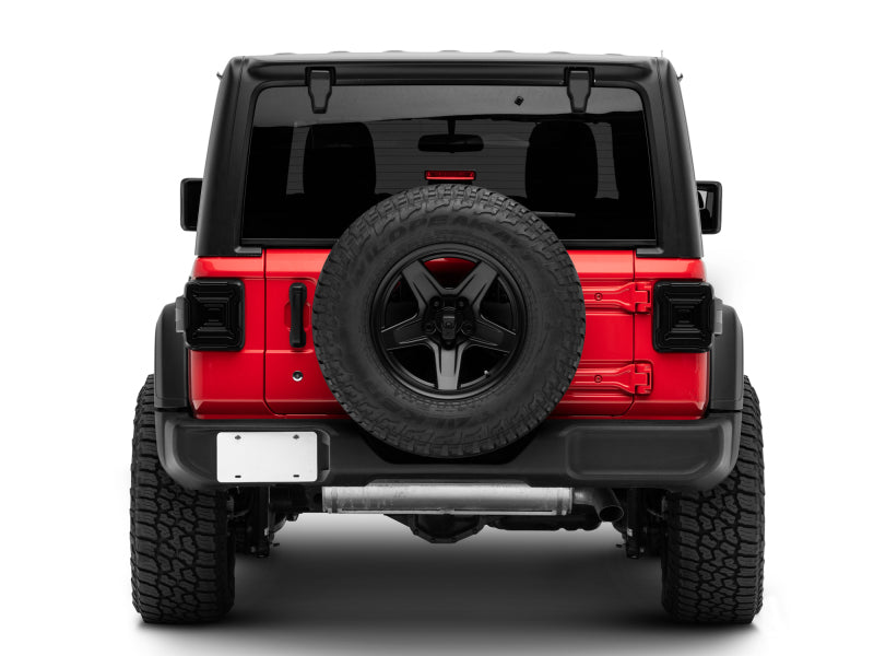 Raxiom 18-22 Jeep Wrangler JL Axial Series Plateau LED Tail Lights- Black Housing (Smoked Lens) - J150581-JL