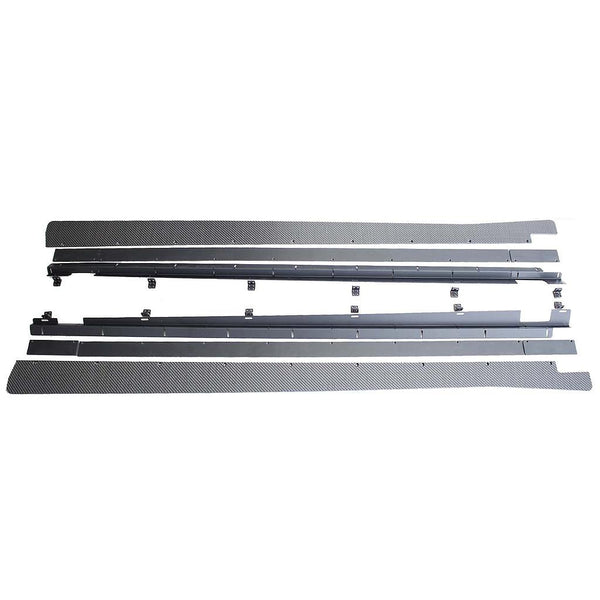 Verus - Composite Side Splitter Kit - BRZ/FRS/GT86 - A0038A for 2013-2020 Subaru BRZ - front view