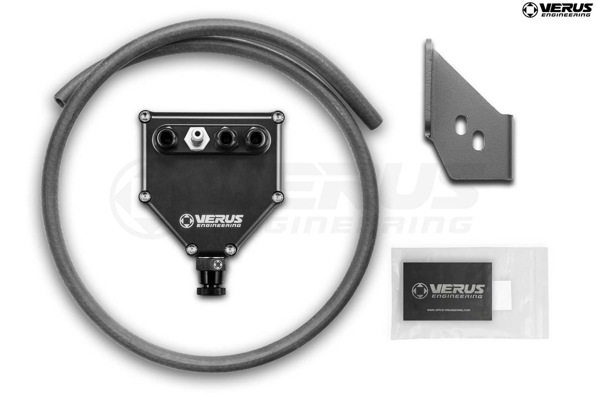 Clearance - Verus Air Oil Separator (AOS) - ND Miata Black - A0113A-BLK
