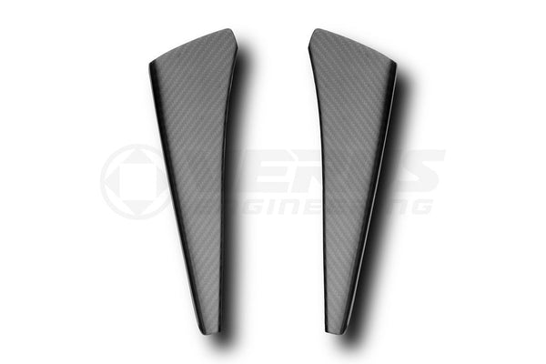 Verus - Dive Plane (Canard) Kit - Focus RS (MK3) - A0132A for 2016-2018 Ford Focus RS - front view