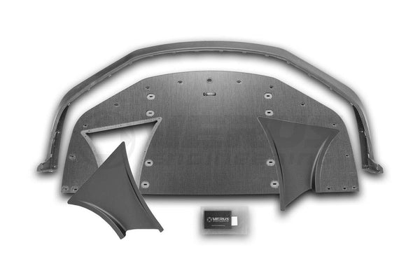 Verus - Front Splitter Kit - Porsche 981 GT4 Cayman - A0153A for 2015-2016 Porsche Cayman - front view