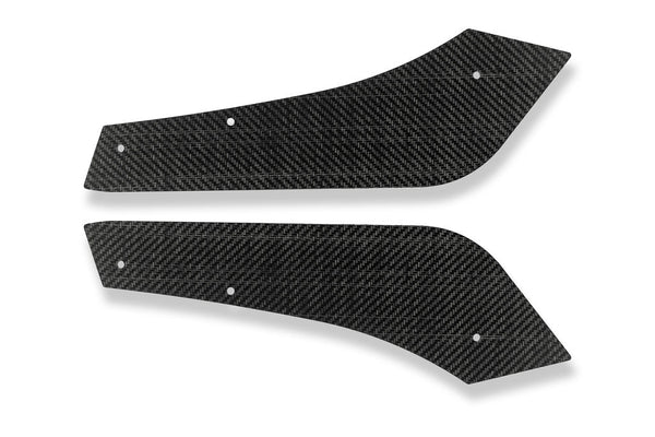 Verus - Carbon Polyweave Rear Spat Kit - Mk5 Toyota Supra - A0268A for 2020-2025 Toyota GR Supra - front view